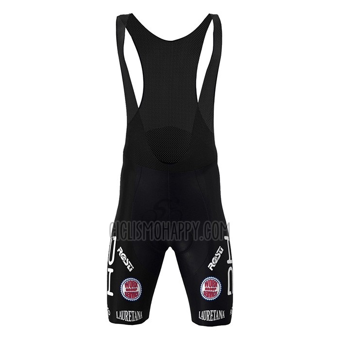 Androni Giocattoli Cycling Jersey Bib Short 2022 Men Short Sleeve Black Red